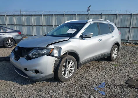 2016 Nissan Rogue Sv из США, поврежденный, VIN KNMAT2MT8GP666732